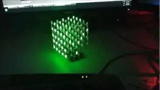 3D LED Matrix - C-125 Model 101 : Spectrum Analyzer Function