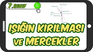 Işığın Kırılması ve Mercekler 📗 7.Sınıf Fen 