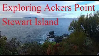 Exploring Ackers Point, Stewart Island