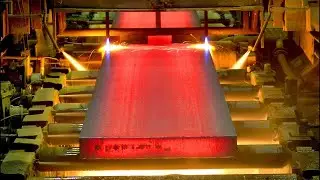 Modern Manufacturing Steel Process Inside Big Factory, Excellent Working Metal Forging Machines