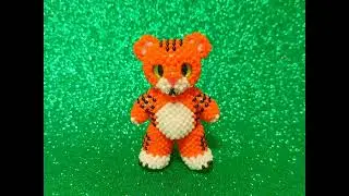 Амигуруми тигр из бисера🐯🐅