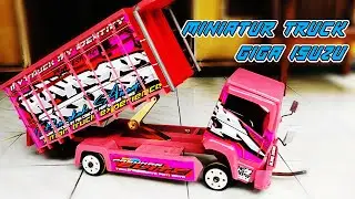 MINIATUR TRUK OLENG GIGA ISUZU KEREN