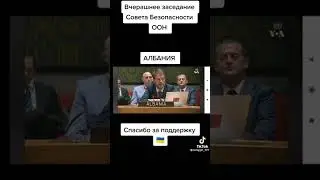 Вчерашнее заседание Совета безопасности ООН.Выступление Албании.29.10.22.