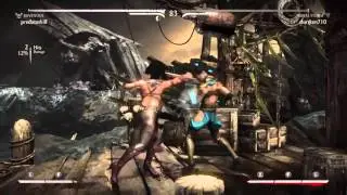 Mortal Kombat XL Mileena VS Kitana (online)