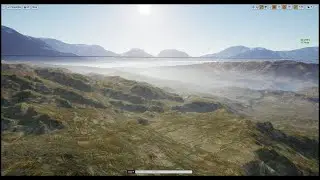Testing UE4 landscape Automaterial, WorldCreator3D