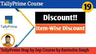 Manage Item Wise Discount in Tally Prime
