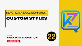 React Data Table Tutorial - 22 - Custom Styles