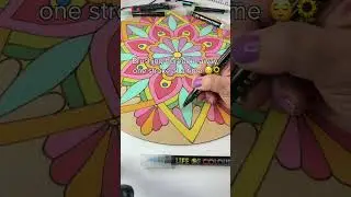 You HAVE to See This! 🌟 #mandala #painting #arttherapy #satisfyingvideo