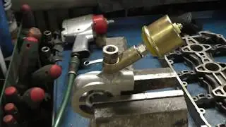 Установка проставки масляного фильтра от Газели в ТУРБО МОСКВИЧ