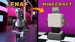 How To Build A STAFF Bot From FNAF Security Breach In Minecraft! (Java/Bedrock)