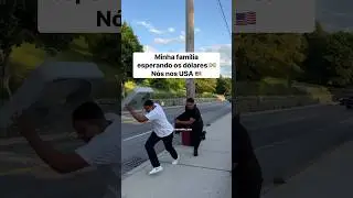 FAMÍLIA ESPERANDO OS DÓLARES , COMO ESTAMOS NOS ESTADOS UNIDOS . Kkk #eua #vidanoseua #comedia #usa