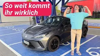 MG 4 Standard Reichweite bei 120 km/h - wie weit kommt man bei sommerlichen Temperaturen?