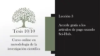 Accede GRATIS a artículos pagos de ELSEVIER - Tesis 10/10