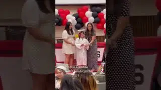 Princess Tornado graduated kindergarten