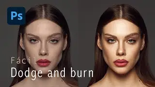 SIMPLE DODGE AND BURN technique in Photoshop.