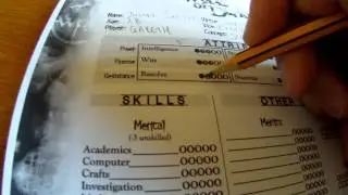 World Of Darkness Character Creation