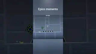 Epico momento in the Geometry Dash#geometrydash