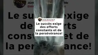 Le succès exige les efforts constants #shortvideo #motivation #gratitudemindset #gratefulmindset