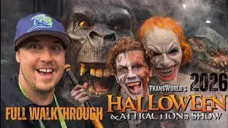TransWorld 2026 Haunted Attractions Convention FULL Walkthrough | Scariest Animatronics Ever Reveal👻