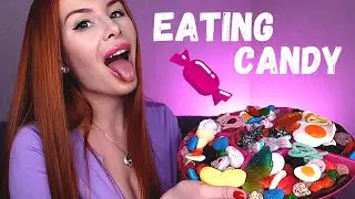 ASMR ❤️ MUKBANG Eating Candy 🍬🍭💦 Russian Whisper 👄