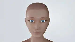 CHARACTER WITH REALISTIC SKIN TEXTURE, BLENDER 2.8