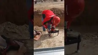 Испытания химических анкерных креплений Hilti на строительном объекте