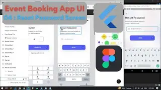 06 : Reset Password Screen | Event Booking App UI Kit in Flutter | Figma Design to Flutter UI