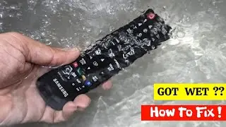 How do you fix a remote control that has been washed  | How to fix a TV remote that GOT WET