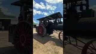 Case steam power traction engine tractor 🚜 Sycamore Illinois Tractor Show #shorts