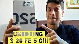 Unboxing Samsung Galaxy S 20 FE en el 2024!!!! #sansunga20