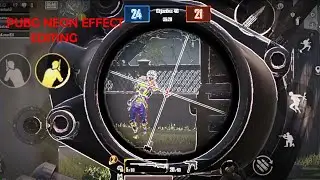 pubg neon effect editing 