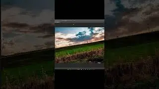 Выравниваем перекошенный горизонт, трюк в фотошоп short #shorts