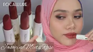 FOCALLURE Pure Matte Lipstick | Jasmine Meets Rose collection