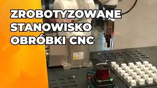Kontrola jakości na zrobotyzowanym stanowisku obróbki CNC