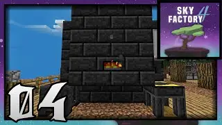 ✨ How To Get Grey Dye & Set Up A Tinkers Smeltery ✨ Ep.04 🎮 Minecraft SkyFactory 4  (Sky Block) 🎮