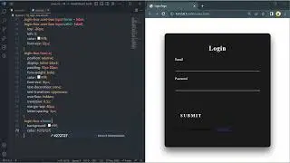 Login Form Using CSS For Web Developers
