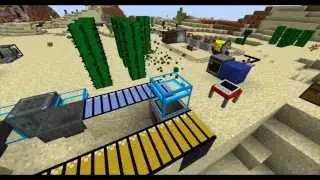 How to build a snowman - Modded Minecraft Rube Goldberg