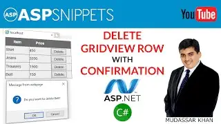 Delete Row with Confirmation in ASP.Net GridView control using C#