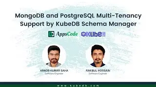 MongoDB and PostgreSQL Multi-Tenancy Support by KubeDB Schema Manager | Run Databases in Kubernetes