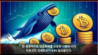 전 세계적으로 암호화폐 소유자 수가 비트코인 강세장보다 6.8% 높다. / 새 비트코인 고래 24년 $1천억 투자, 초 강세 신호/ #비트코인 #암호화폐 #가상자산 #가상화폐