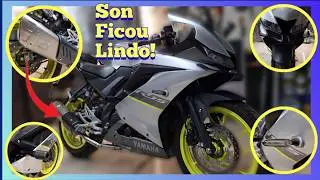 YAMAHA R15 MELHORES MODIFICAÇÕES FICOU INCRÍVEL