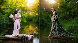 I Build my own River Dock for this Photoshoot