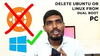 How to delete Ubuntu from Dual boot in windows 10