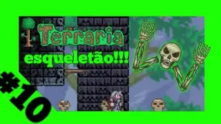 terraria Android #10 matamos o esqueletão!!!