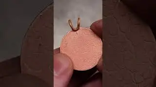 Texturing Copper with Hammer and Rolling Mill