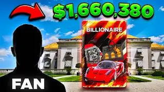 i let a FAN SPEND my $200,000 balance... he went ALL IN!