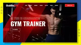 How to Create Complete GYM Website using HTML and CSS | Fitness Website HTML CSS