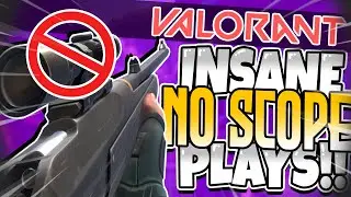 INSANE NO-SCOPE Sniper Kills...  VALORANT ! ( Marshal & Operator)