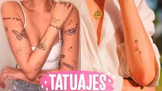 Haz TATUAJES FALSOS que parecen REALES!! Tatuajes temporales en casa - Tutoriales Belen