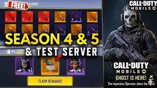*NEW* Season 4 & Season 5 New Beta Test Server Global Garena | New Working Redeem Codes CODM 2026